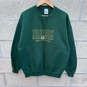 Vintage Green Bay Packers 1996 NFC Central Champs Sweatshirt USA XL Jerzees